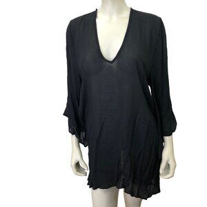 Anne Cole Limited Edition Ladies Flounce V-Neck Tunic Cover-up XS/S‎ NWT